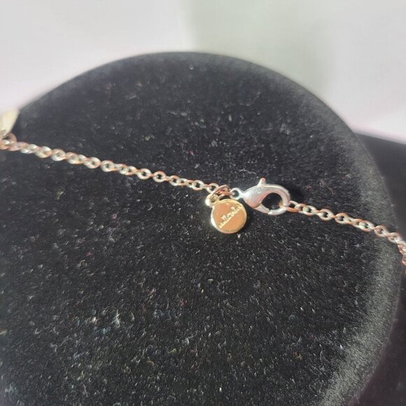 Stella & Dot Gold-Tone Modest Classic Chain Necklace With Teardrop Accents - Picture 3 of 4